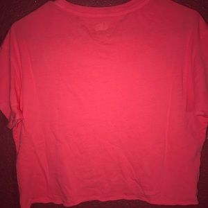 PINK Victoria's Secret Tops - Victoria’s Secret Pink sleep wear crop PINK Victoria's Secret Tops - Victoria’s Secret Pink sleep wear crop